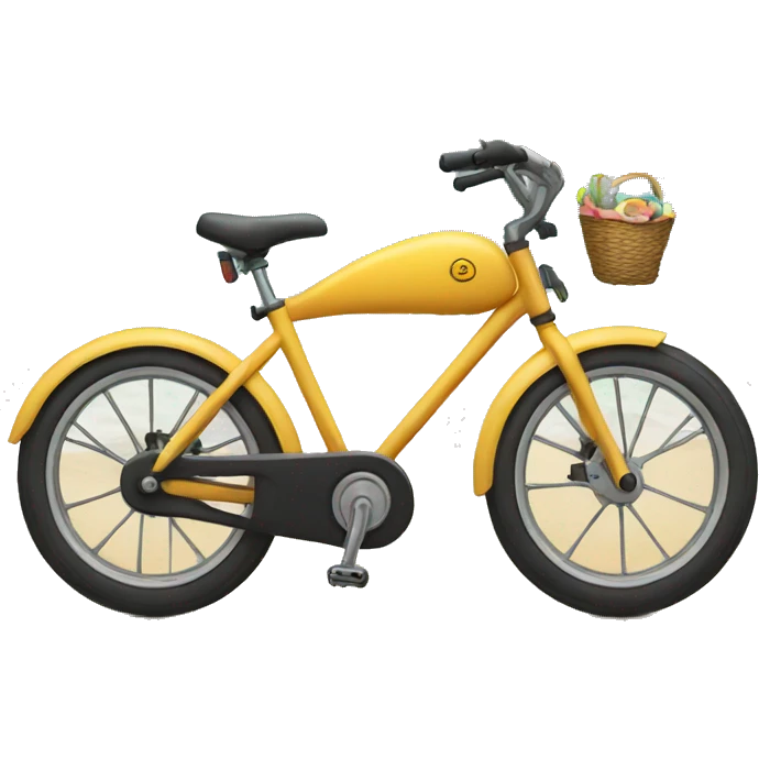 Bike in beach emoji