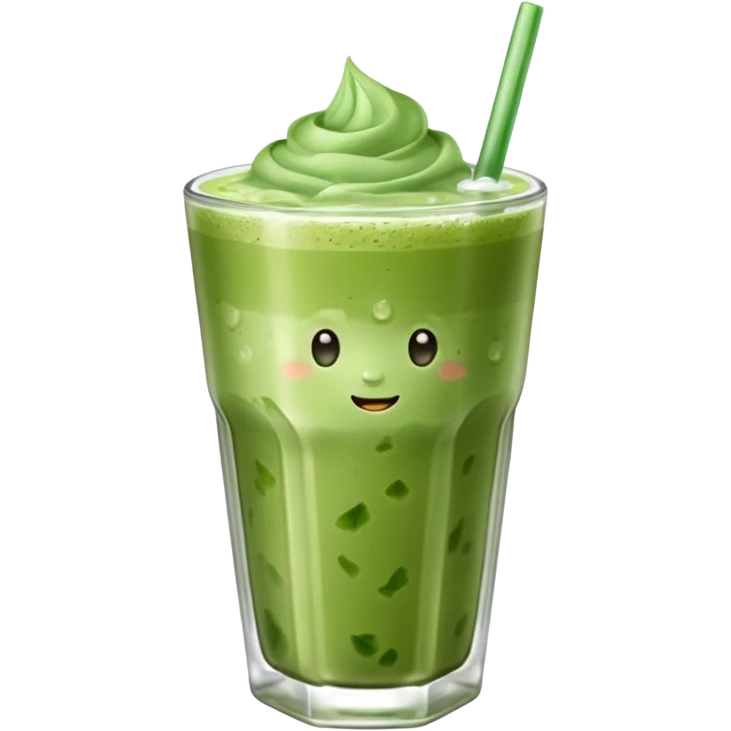 iced matcha latte emoji
