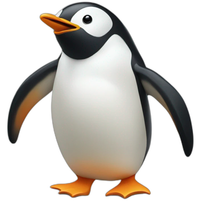 Penguin with arms open  emoji