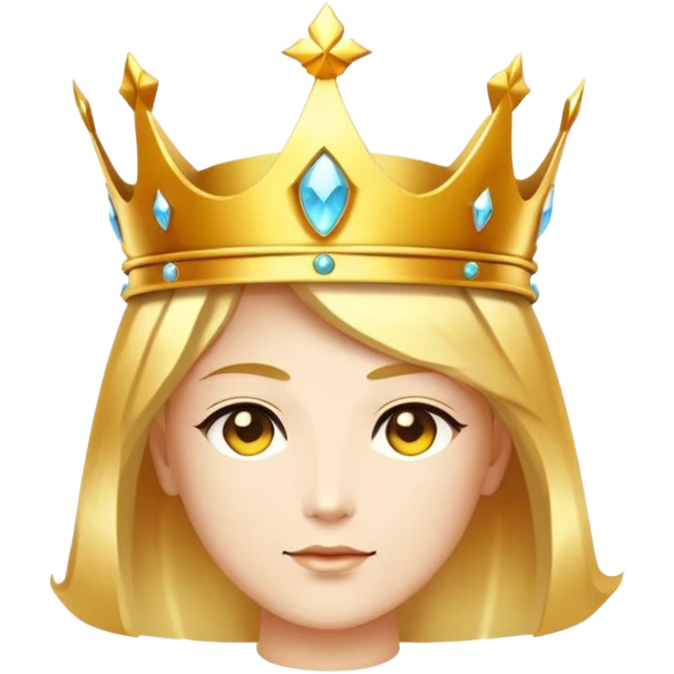 god mode avatar with divine aura and crown emoji