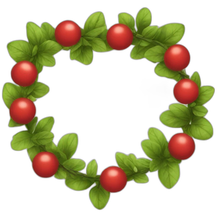 Guirlande rouge emoji