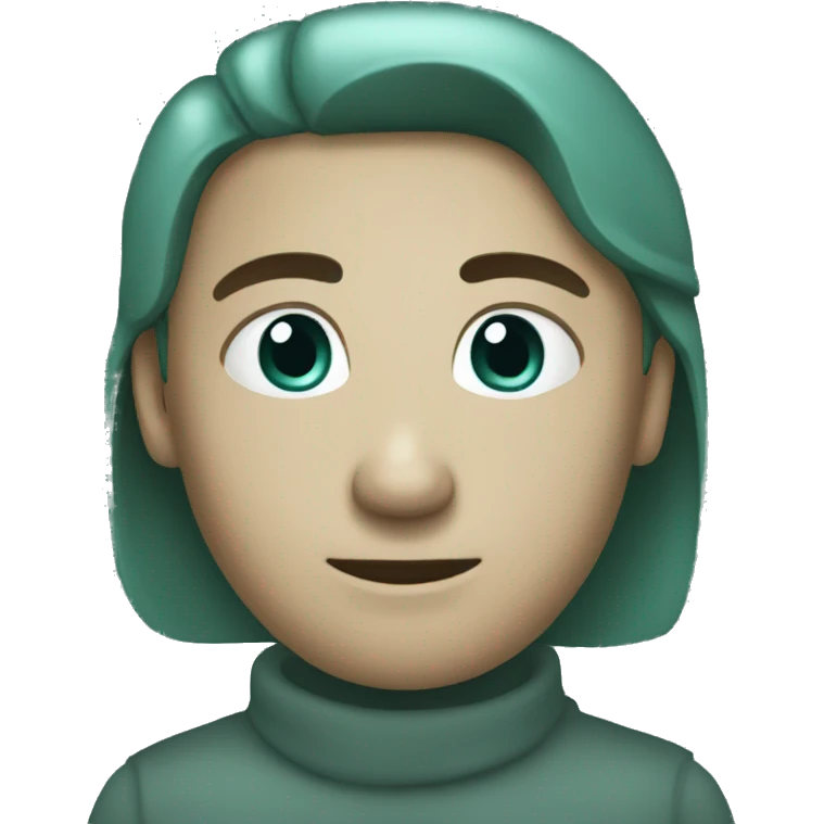 teal iphone emoji