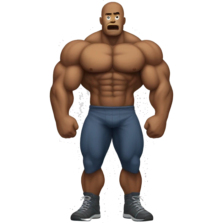 big muscle emoji