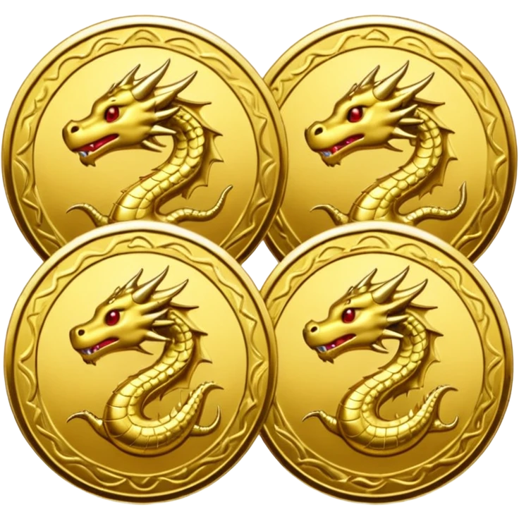 dragon coins emoji