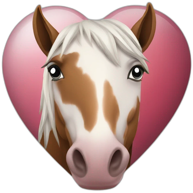 horse in heart emoji