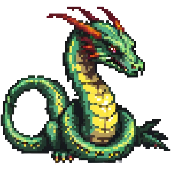 basilisk serpent with deadly stare emoji