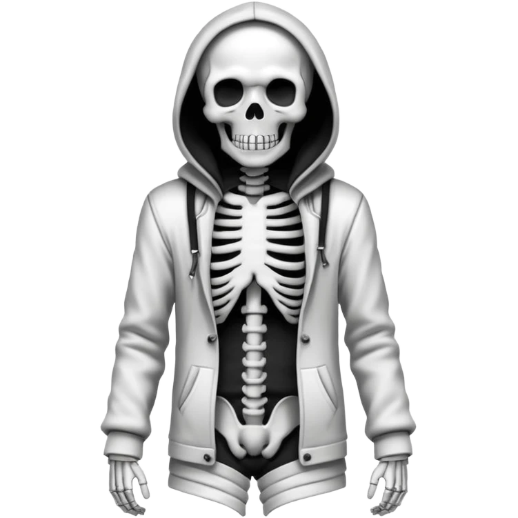 make a graffiti sticker that says STRAIGHT PSYCHO with a skeleton in a straight jacket emoji