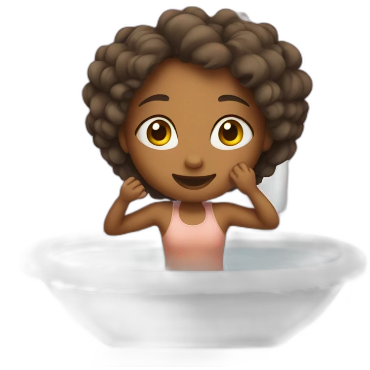 girl in the bathroom emoji