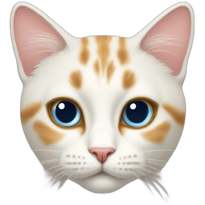 Wite cat emoji