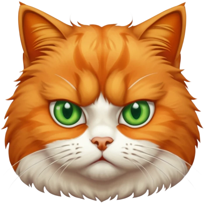 angry Scottish cat emoji