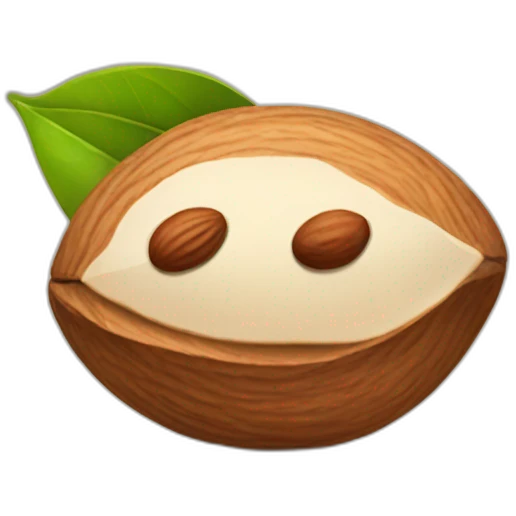 one-almond emoji