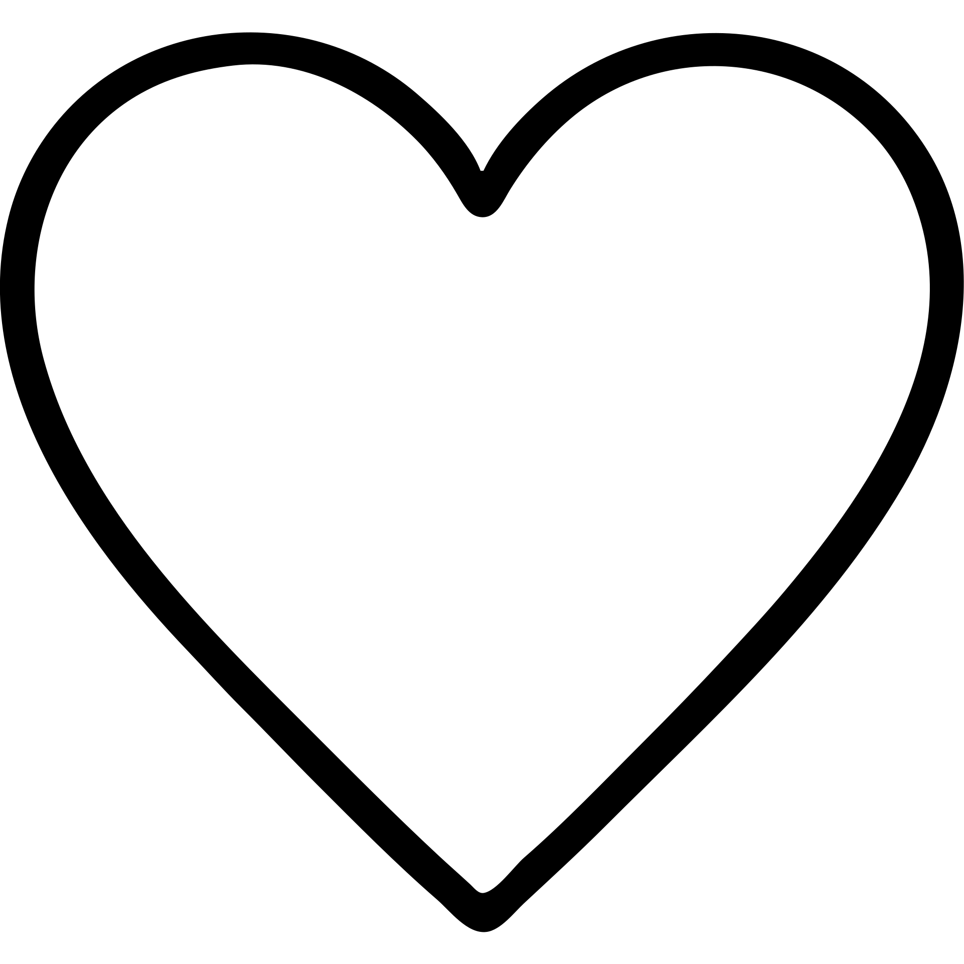 outlined heart icon emoji