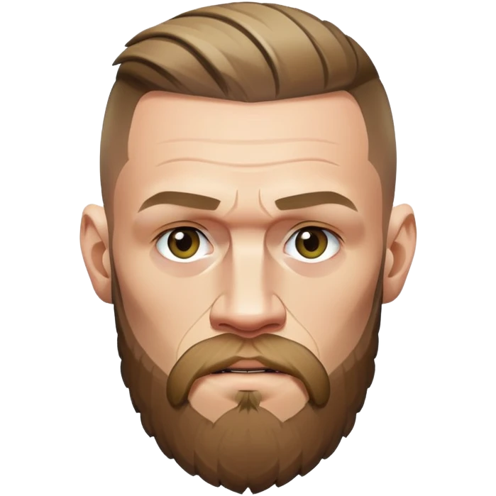 Conor McGregor UFC fighter with beard emoji