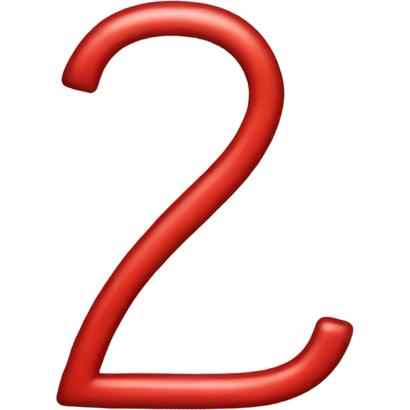 The number 27 with red lines under it  emoji
