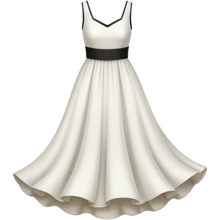 White dress emoji