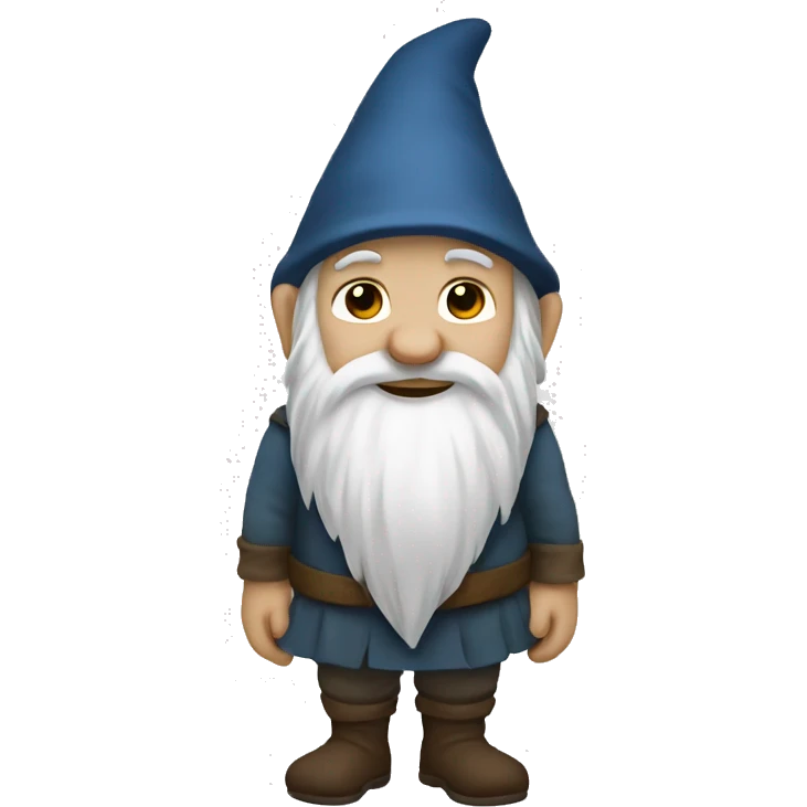 Simple gnome no face  emoji