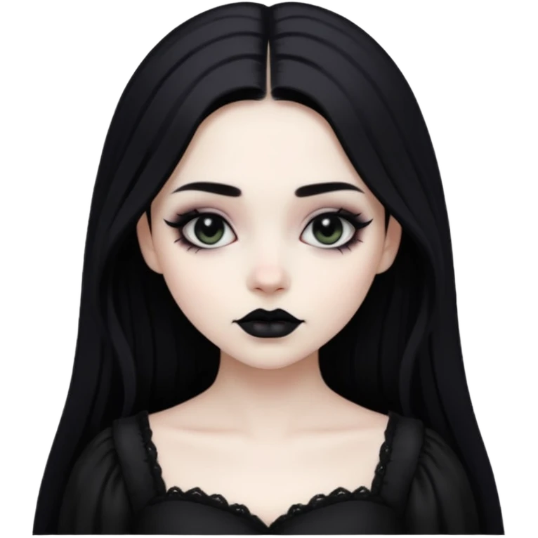 gothic girl  emoji