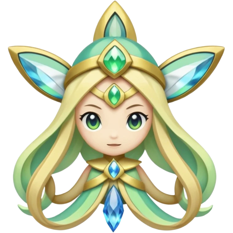 Elemental Aurorus-Jirachi-Amaura-Meloetta-Auroras-Pokémon-Fakémon-creature emoji