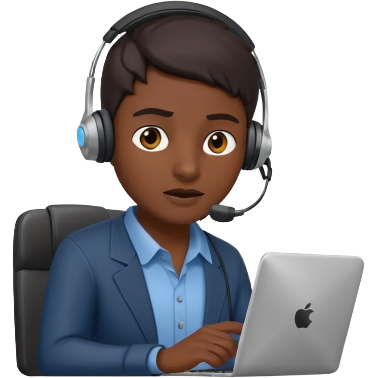 mean looking phone scammer in sketchy call center from pakistan ] emoji