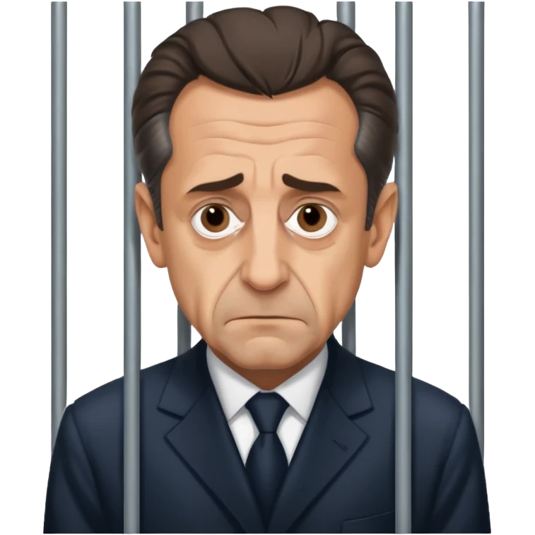 nicolas sarokzy derrière les barreaux emoji