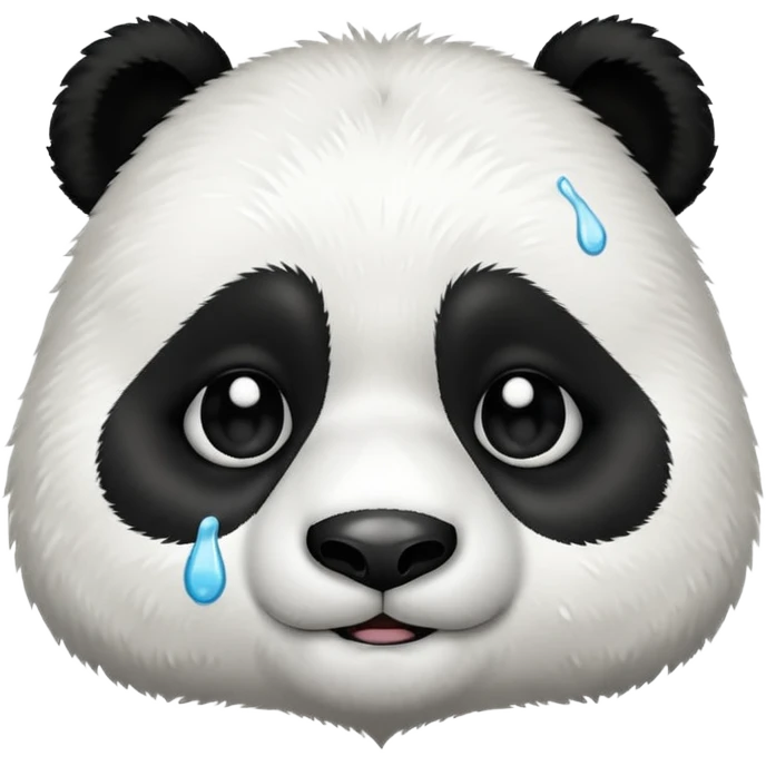 Combine these two: 🐼 😭  emoji
