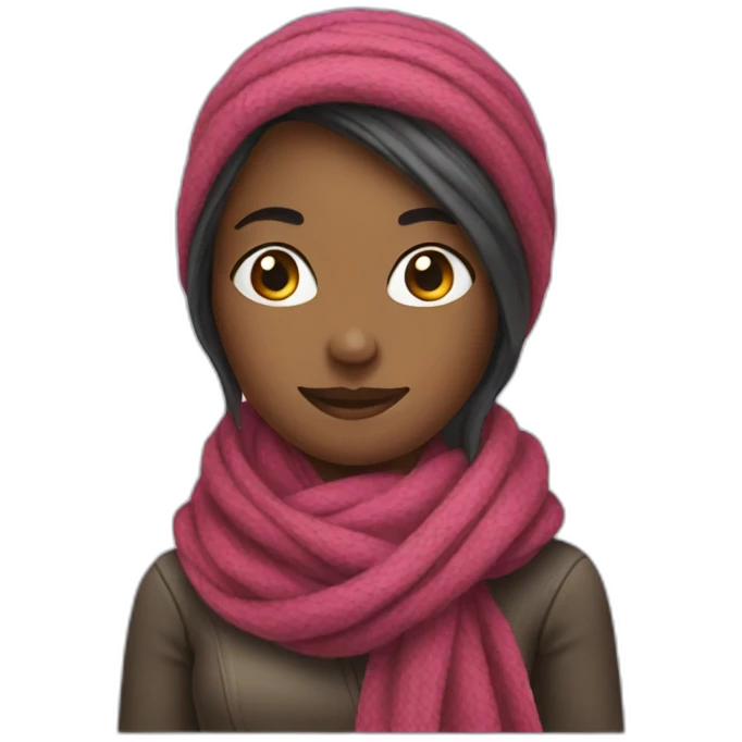scarf woman emoji