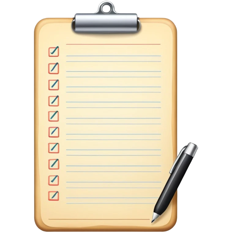 very long endless one-page to-do list emoji