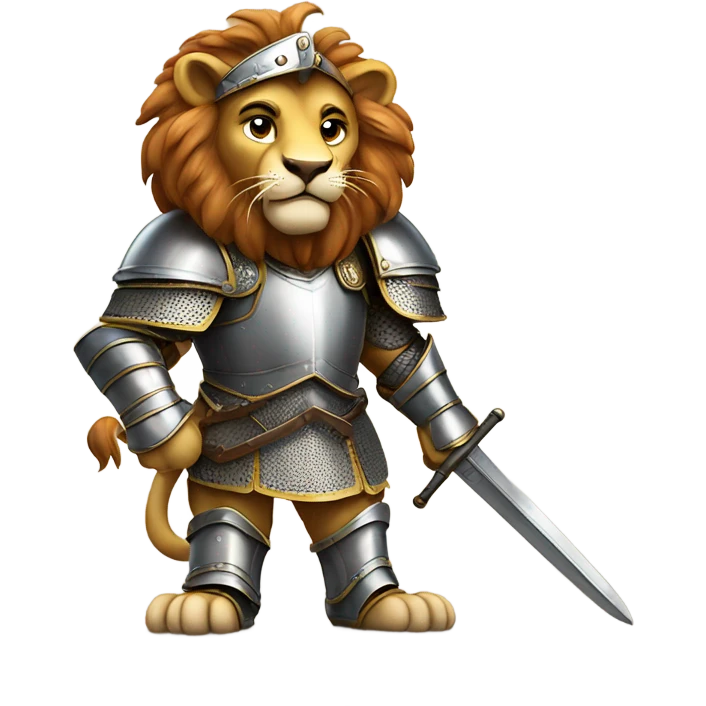 lion soldier emoji