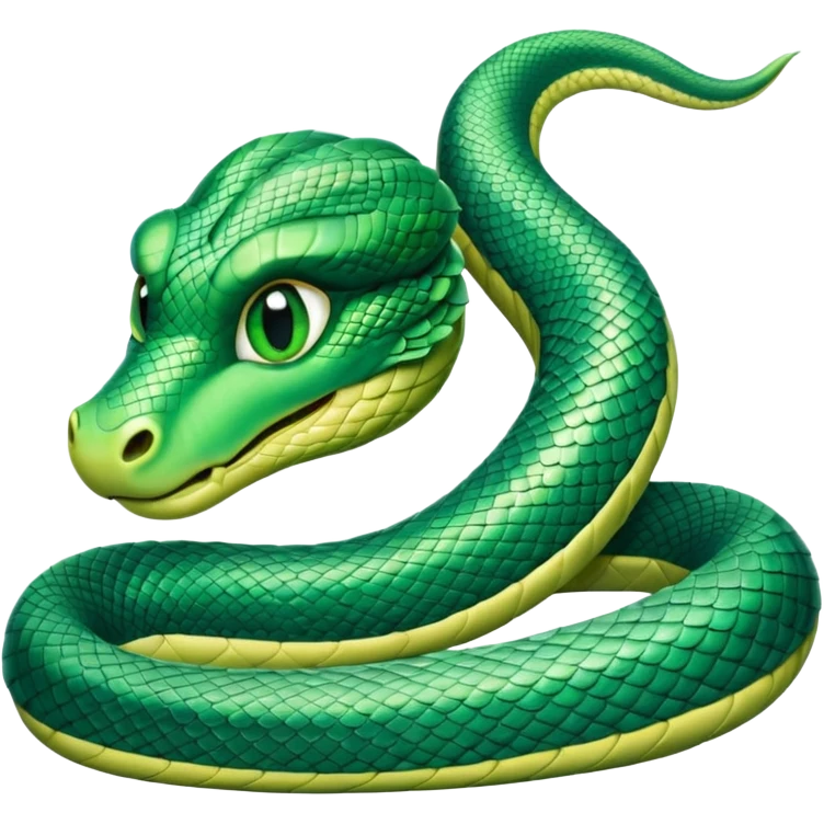 serpent green aqua emoji