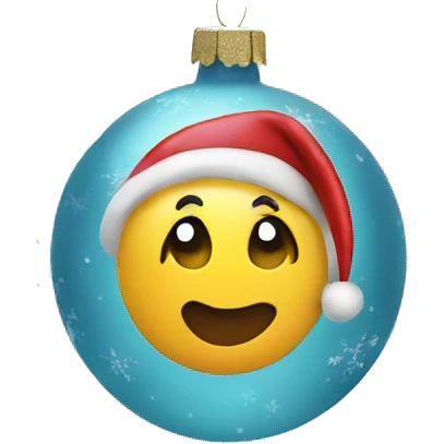 christmas ornament emoji