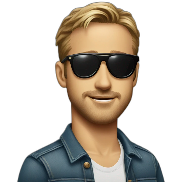 Ryan gosling wearing sunglasses emoji