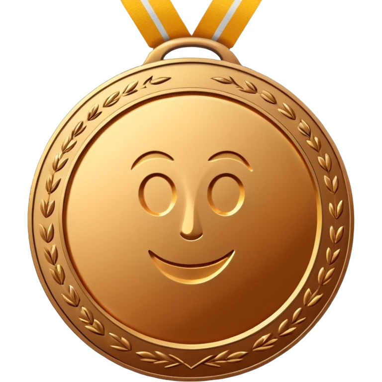 simple gold medal emoji