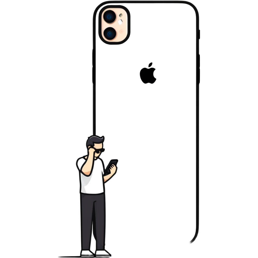 person thinking with iPhone emoji