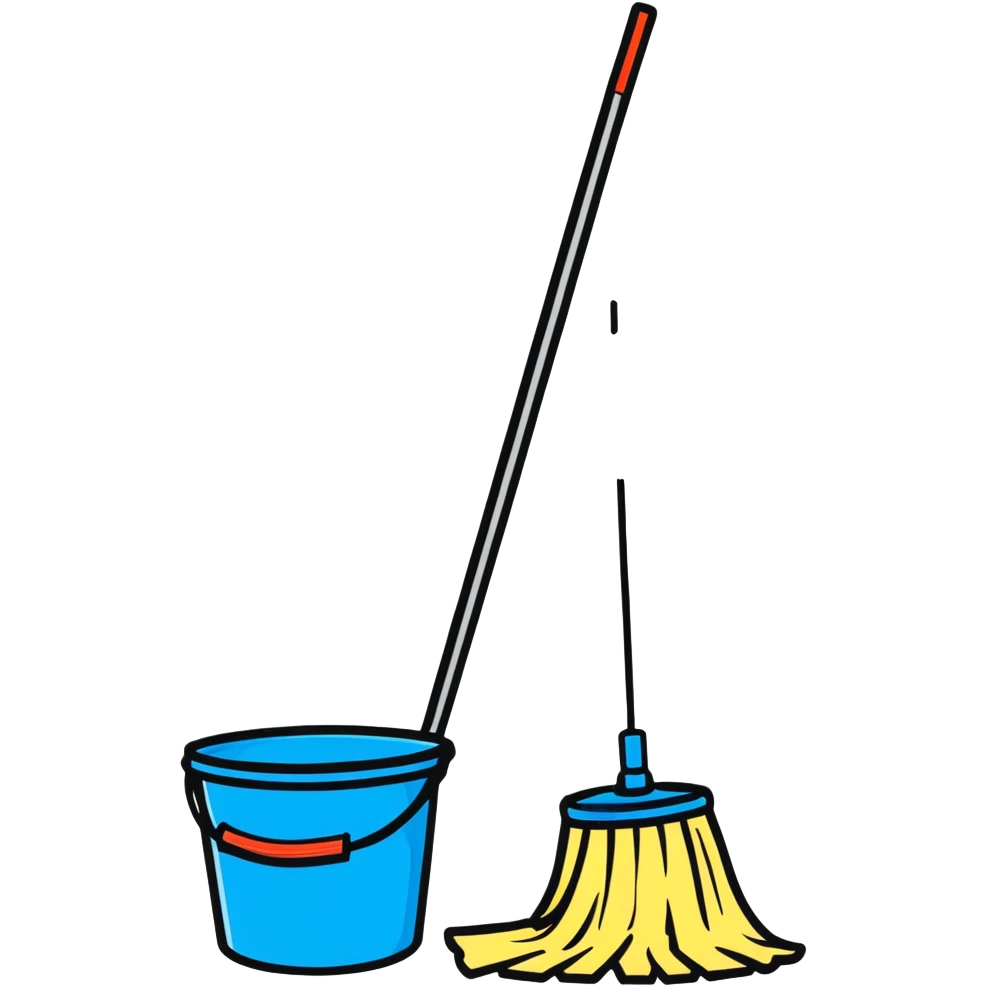 mop and bucket emoji