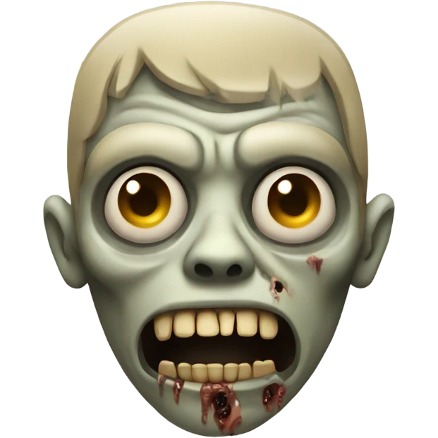 Beige zombie  emoji