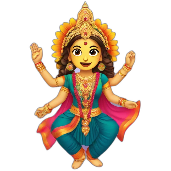 Navratri gujarati festival emoji