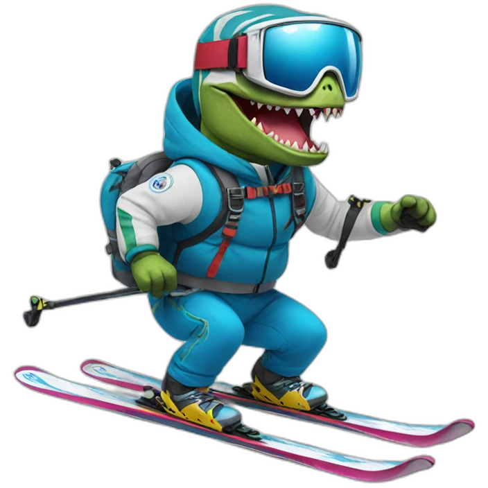 ski-rex emoji