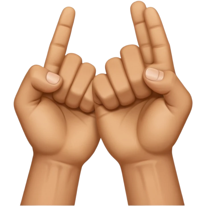 right fist in left palm emoji