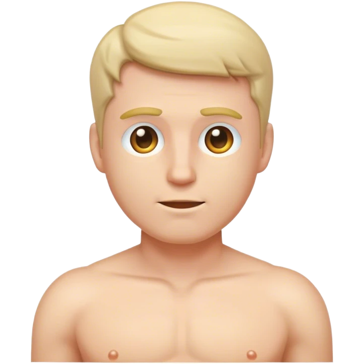 white male body emoji