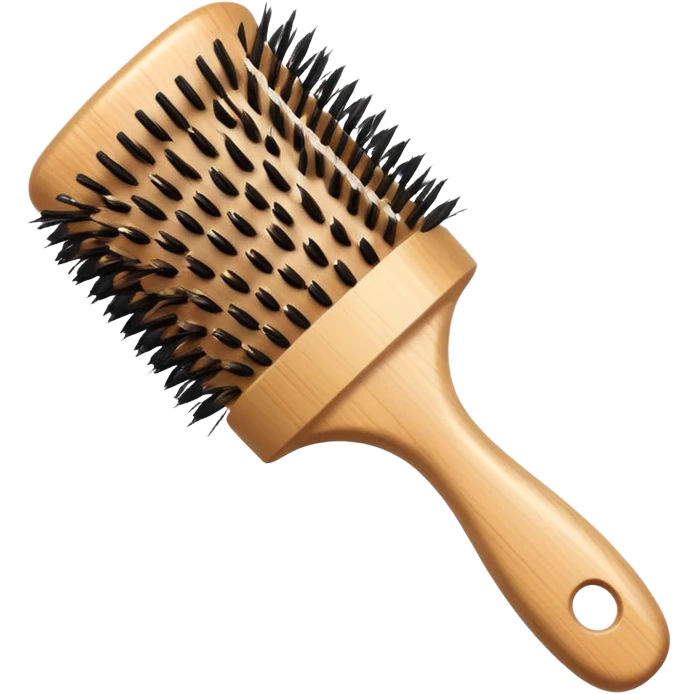 Hair brush emoji