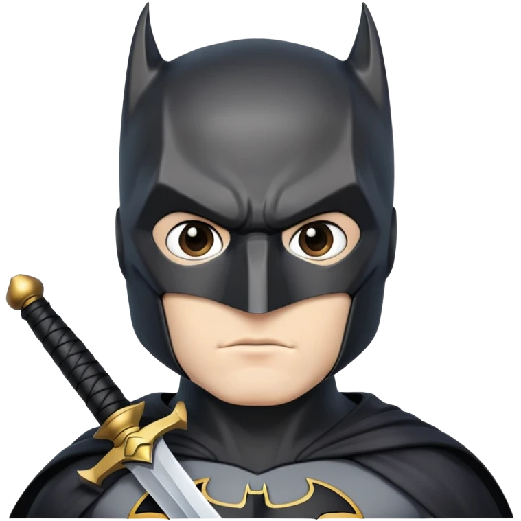 
Batman with a sword to get pool’s neck emoji