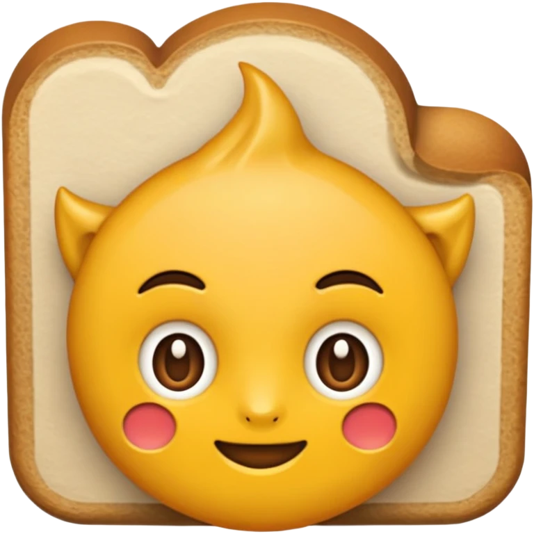 Картофель с ртом и глазами emoji