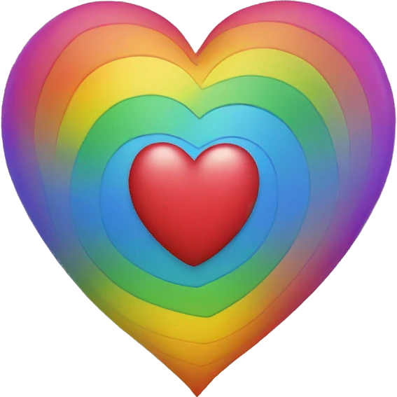 rainbow heart emoji