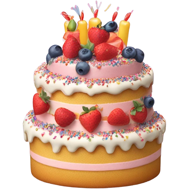 Love birthday cake emoji
