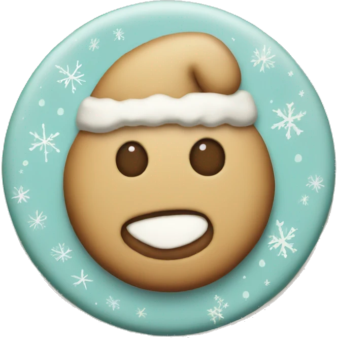 christmas cookie emoji
