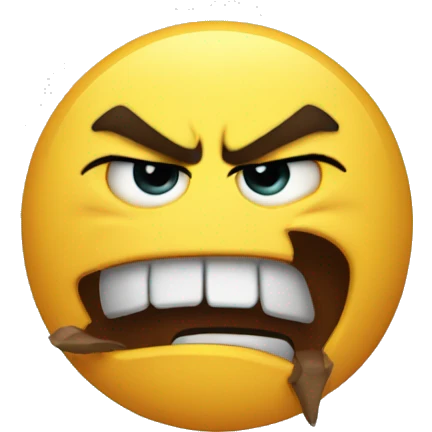 angry emoji with tanguage out of mought emoji