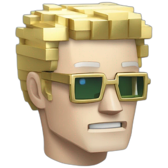 white skinned man head banker rich crypto usd gold money future cyberpunk magic safe pokemon minecraft emoji