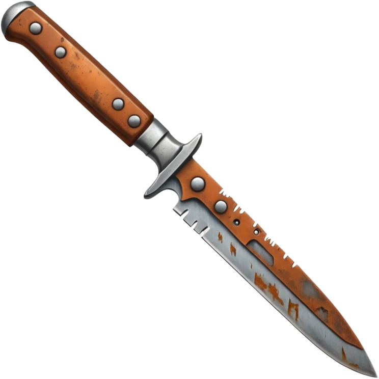 Rusty knife emoji