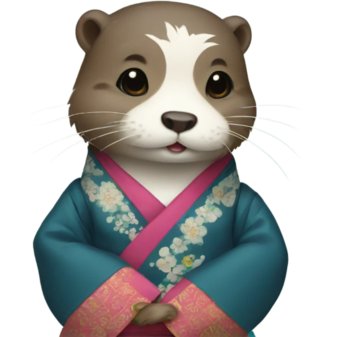 Hanbok otter emoji