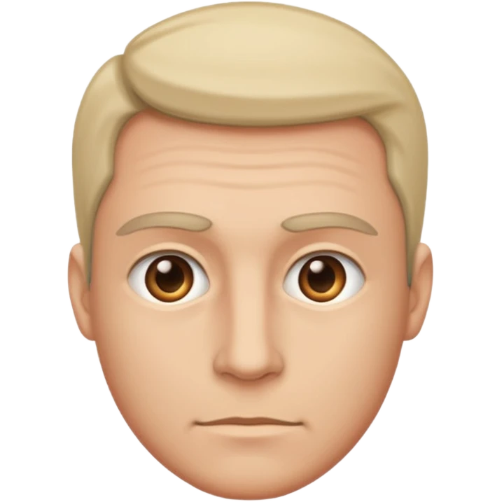 make him facing directly forward emoji